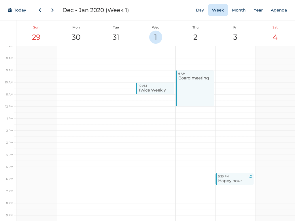 Exporting events to ICS format