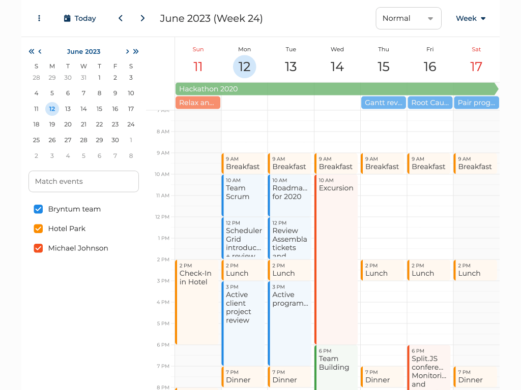 Illustrates responsive sizing breakpoints