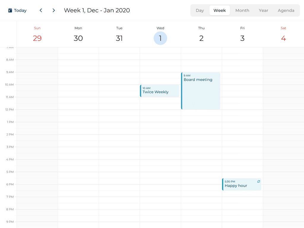 Exporting events to ICS format