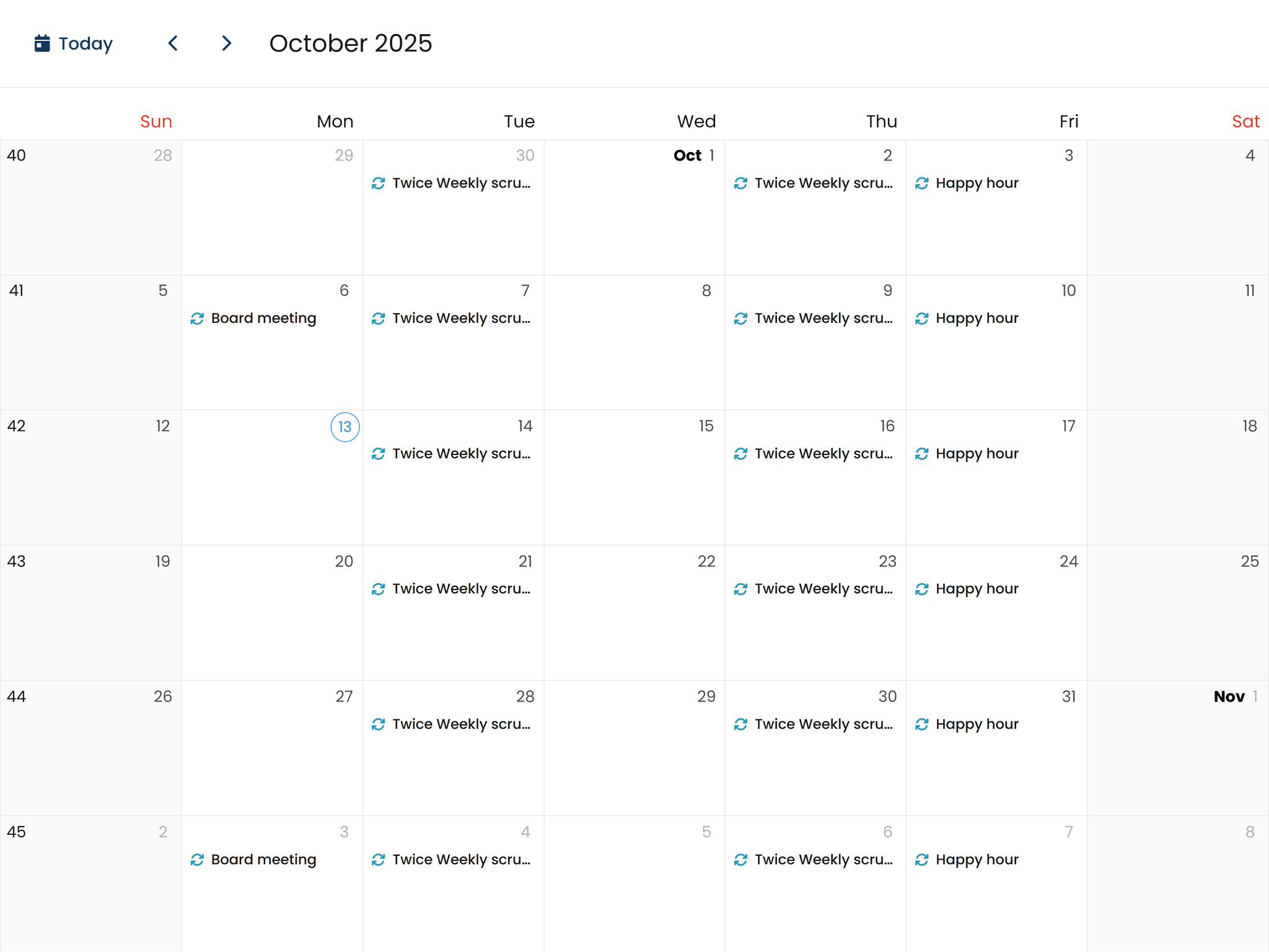Bryntum Calendar - Customized event editor (React)