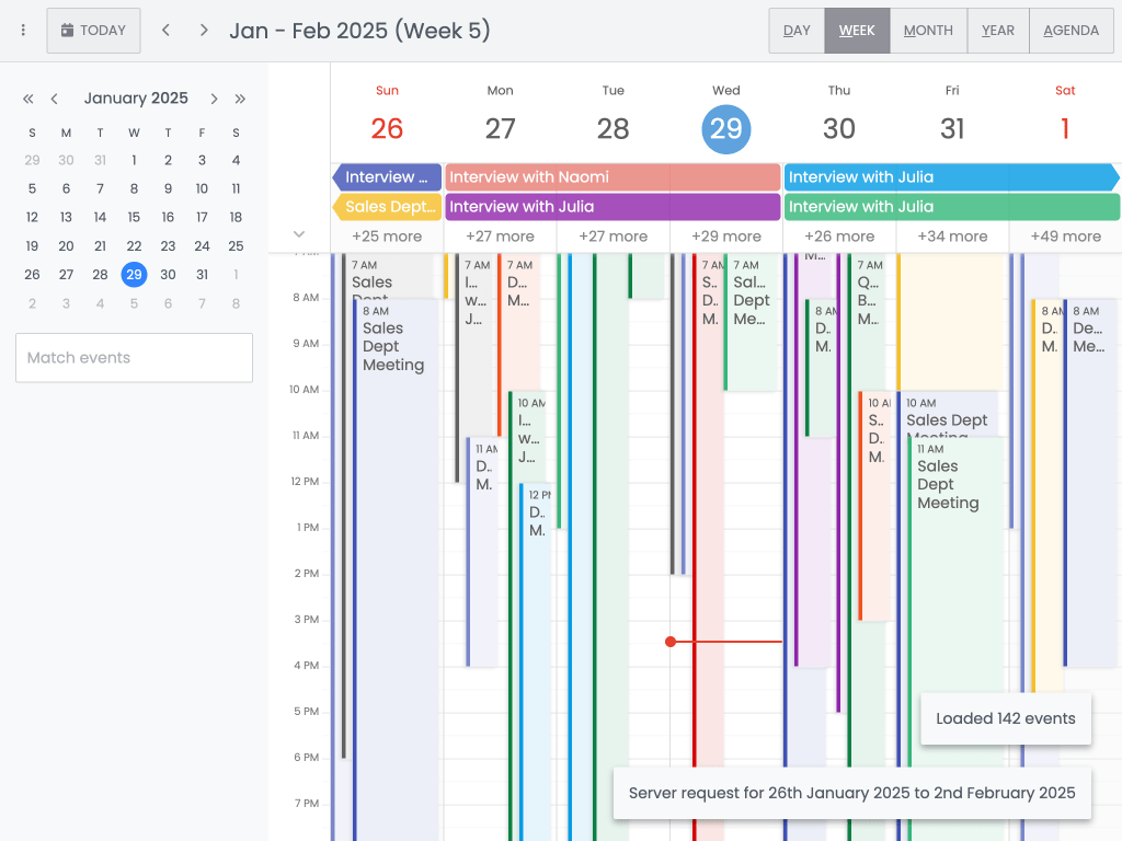 Load on demand demo - This example shows how to use the load on demand feature to only load a subset of a 100,000 event dataset.