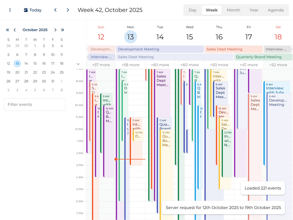 Loading only what the UI requires