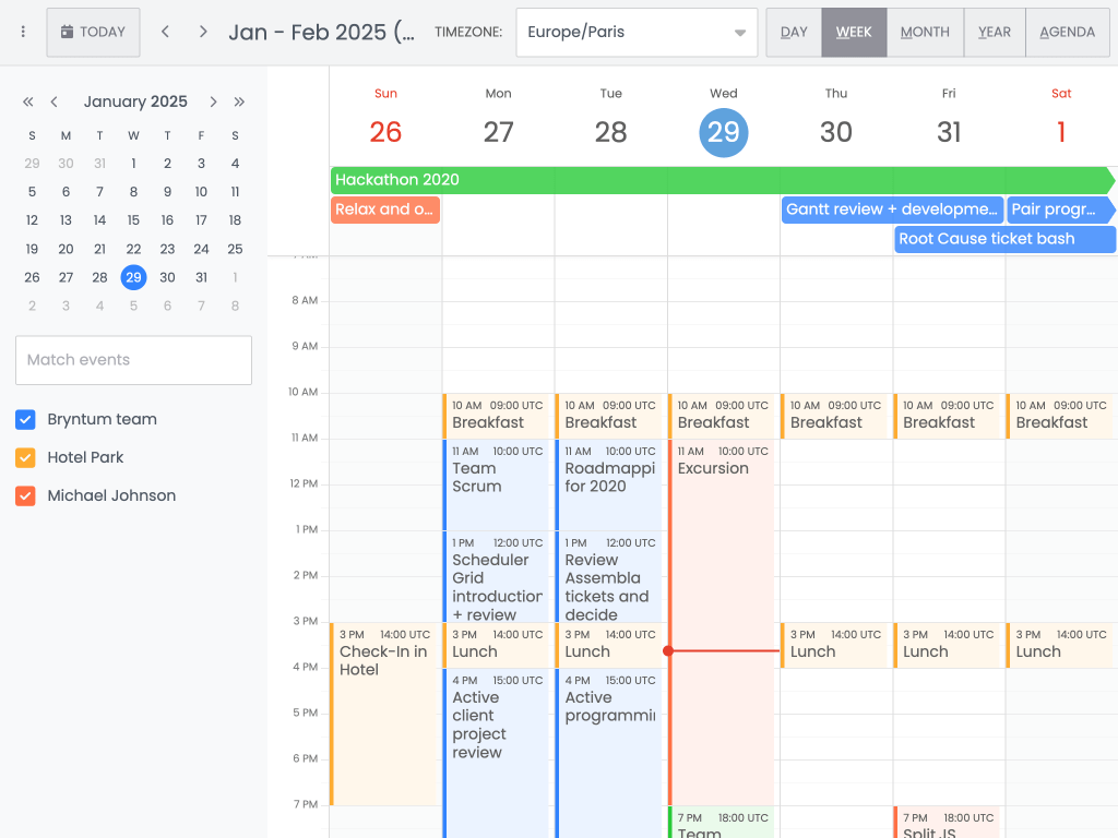 Time zone demo - Shows how time zone support can be implemented