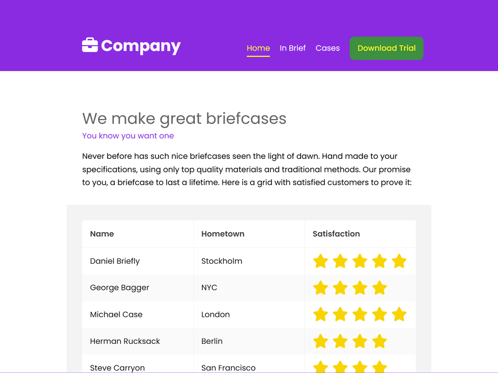 Include using a script tag