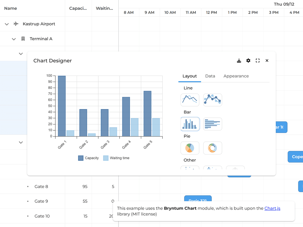 Chart designer