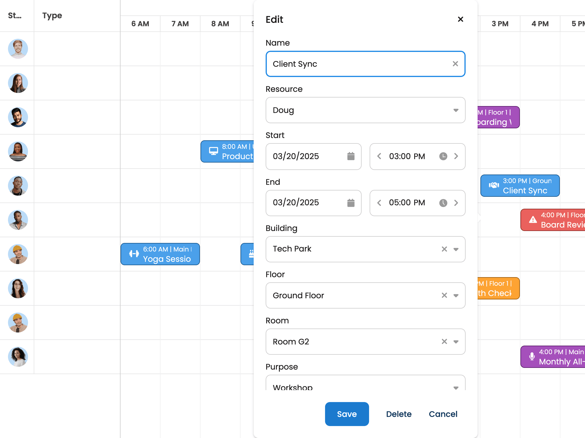 Bryntum Scheduler - Event Editor with Cascading Combos (Angular)