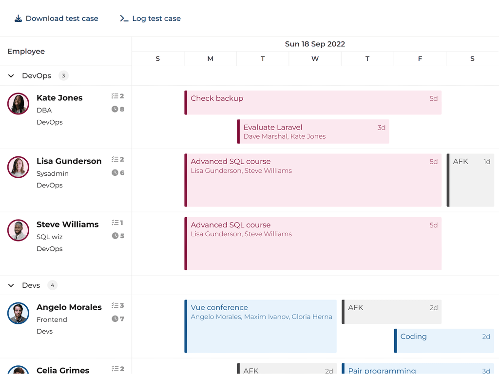 Extracting a test case