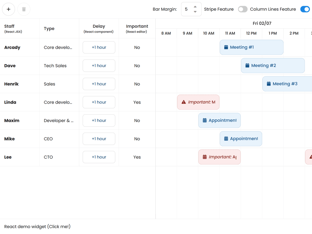 Using React JSX components in tooltips