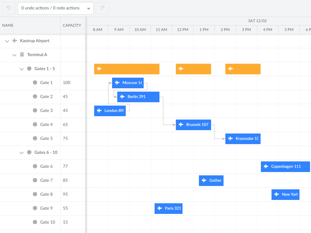 Undo/Redo demo - This demo shows undo / redo functionality one can use in an application using standard State Tracking Manager facility.