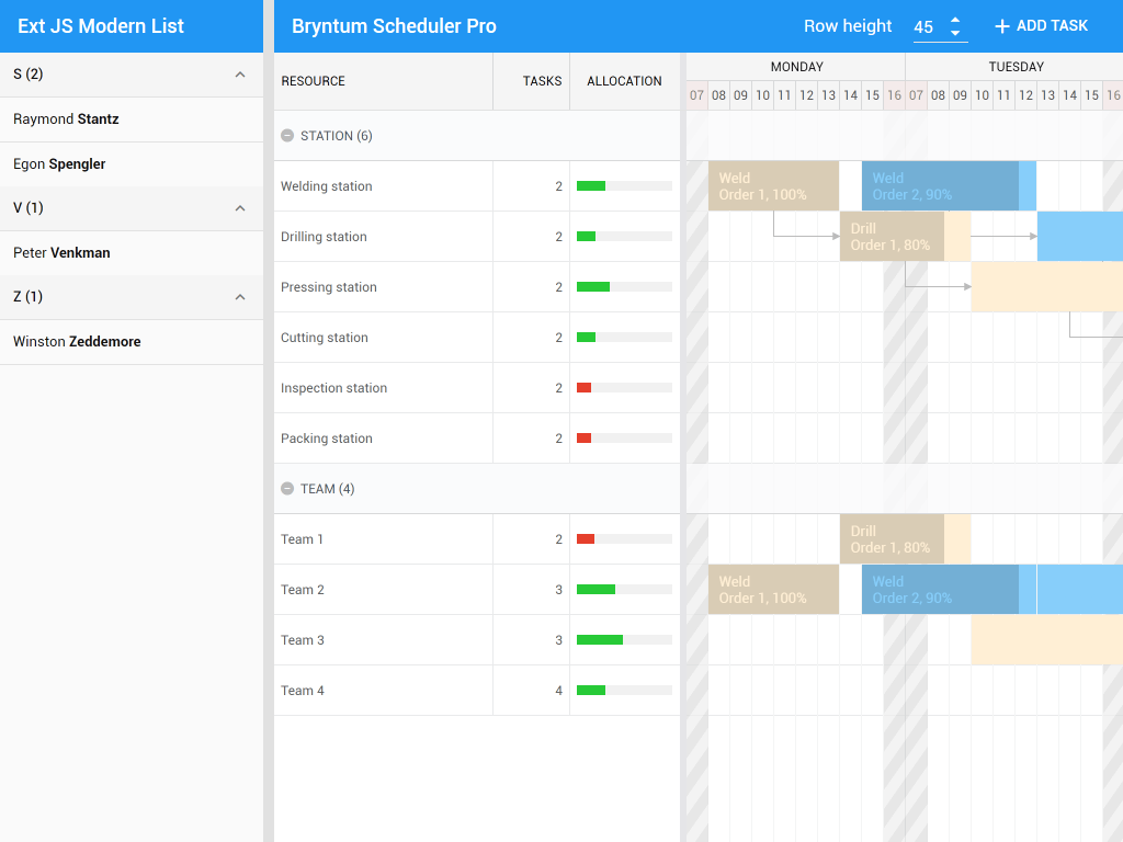 ExtJS Modern App integration demo - Example of a Bryntum Scheduler Pro embedded in an ExtJS Modern application. Read more about ExtJS here: <a href='https://www.sencha.com/products/extjs' style='color: white; font-weight: bold'>https://www.sencha.com</a>