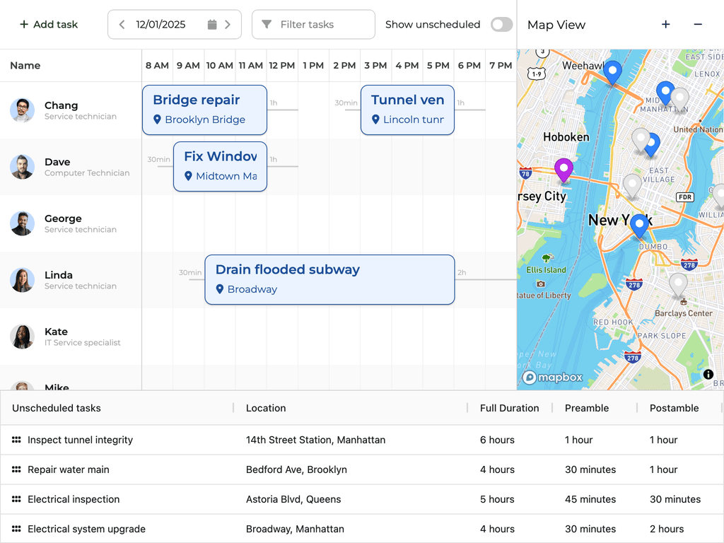 AG Grid + Map integration