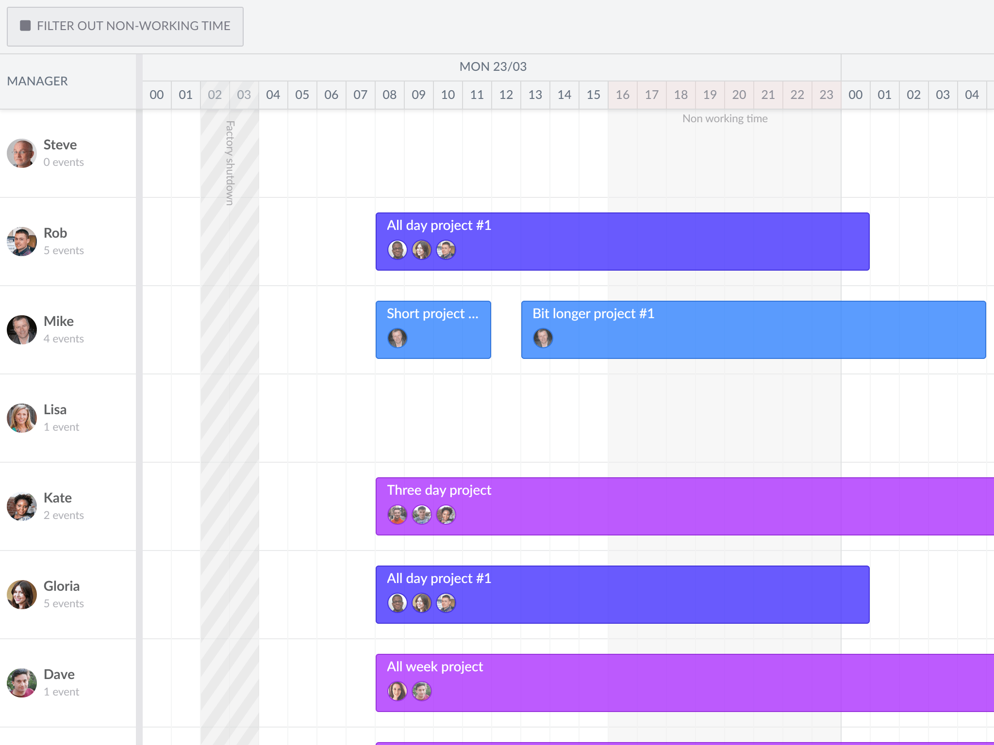 Bryntum Scheduler Pro Pro Non working Time Demo bryntum-scheduler-pro-pro-non-working-time-demo