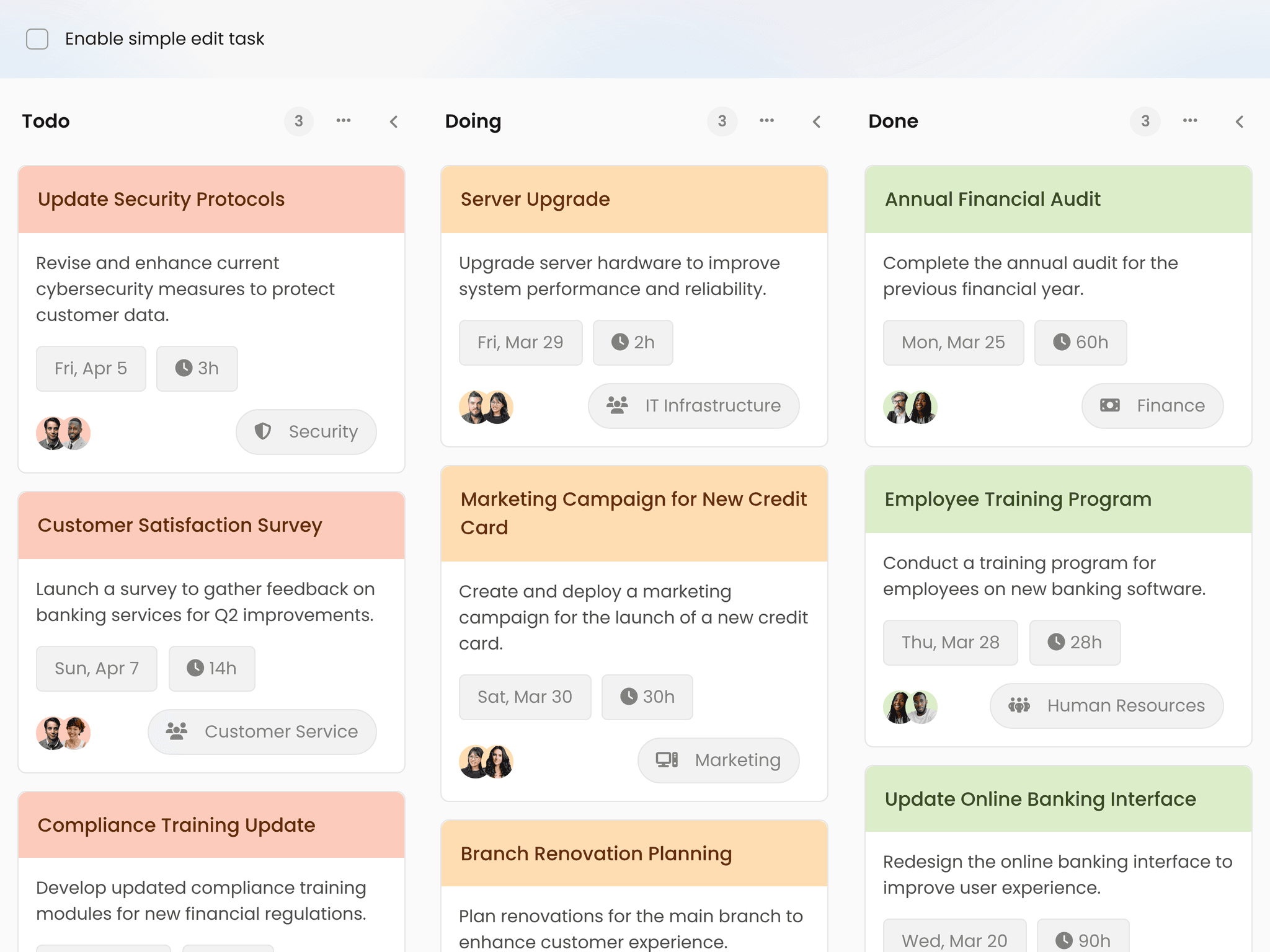 Bryntum TaskBoard - React + Redux
