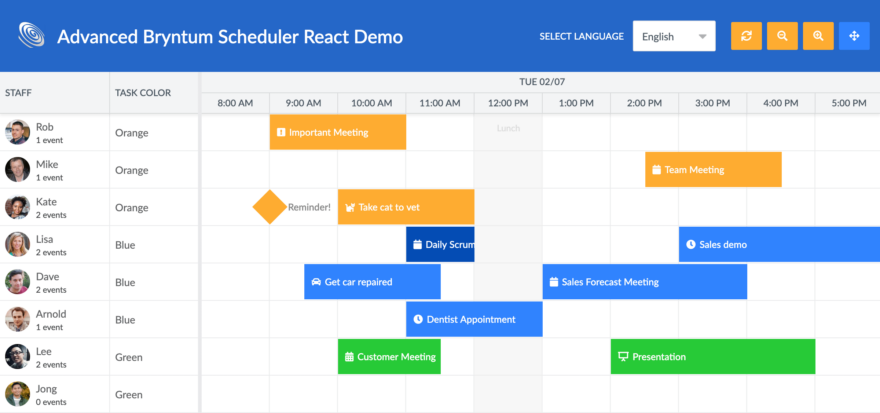 What's New In Bryntum Scheduler 2.0 - Bryntum