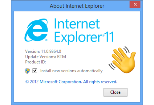 Dropped support for IE11