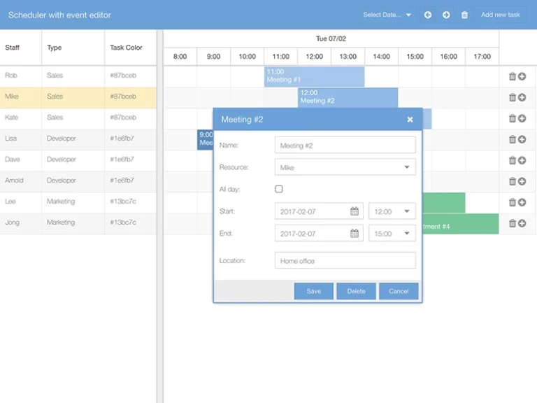 scheduler-extjs-demo1-8bit