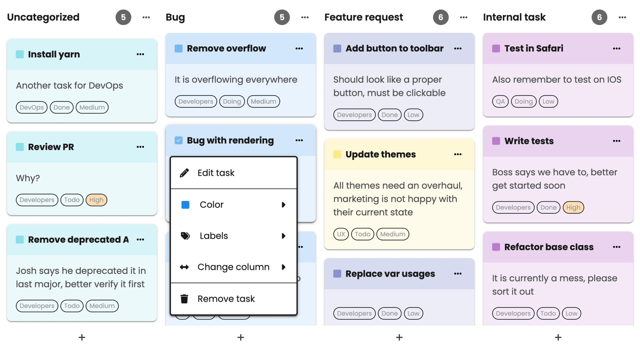 Bryntum Task Board - Bryntum