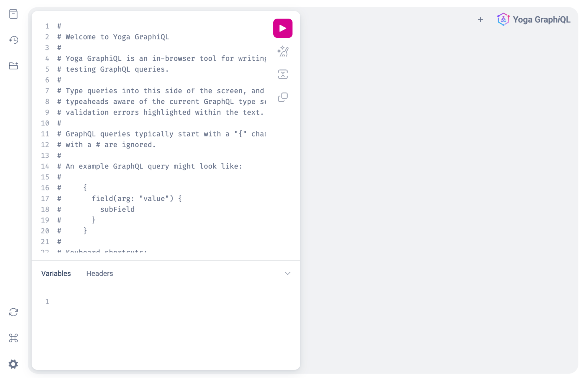 GraphiQL IDE