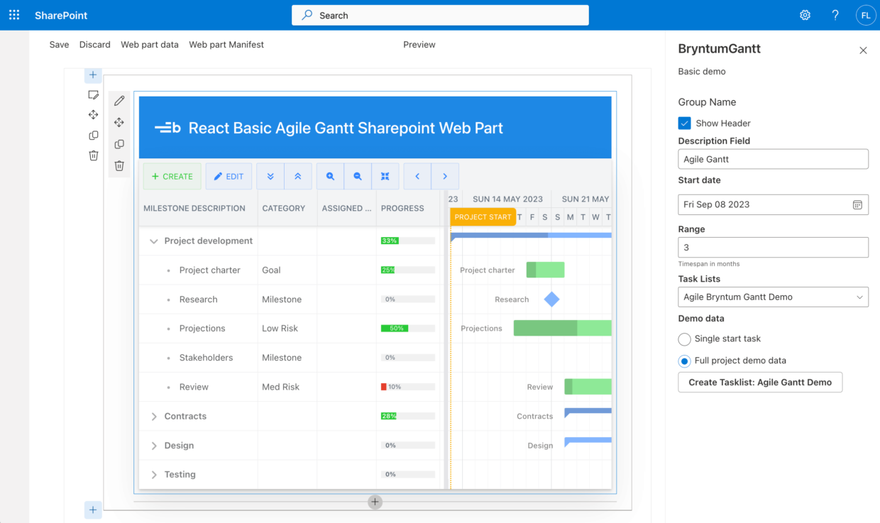 Integrating Bryntum Gantt with Microsoft SharePoint - Bryntum