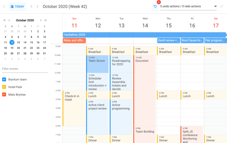 angular-undo-redo-calendar