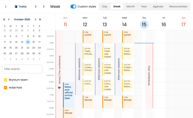 calendar-react-timeranges