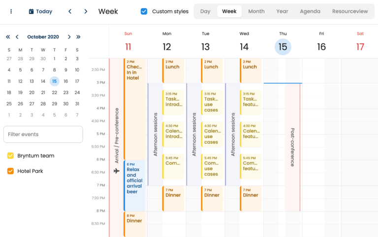 calendar-vue3-timeranges