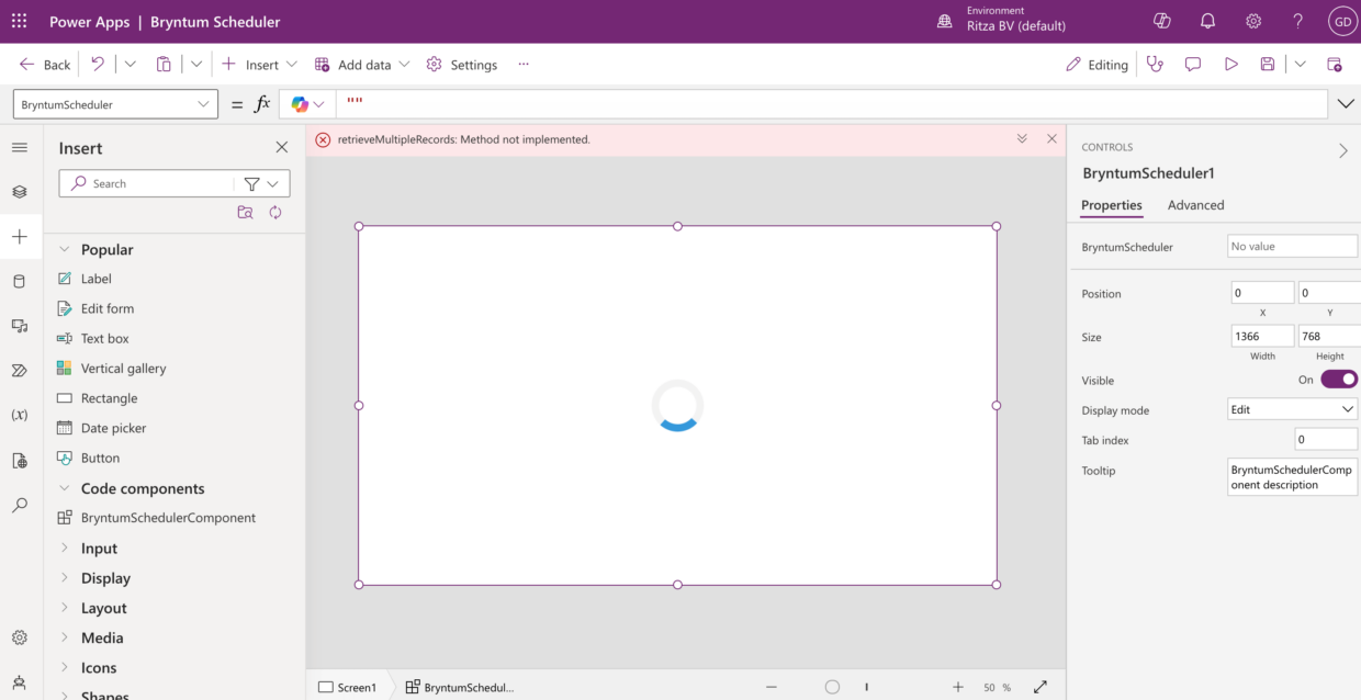 Building a Bryntum Scheduler with React and Microsoft Power Apps ...