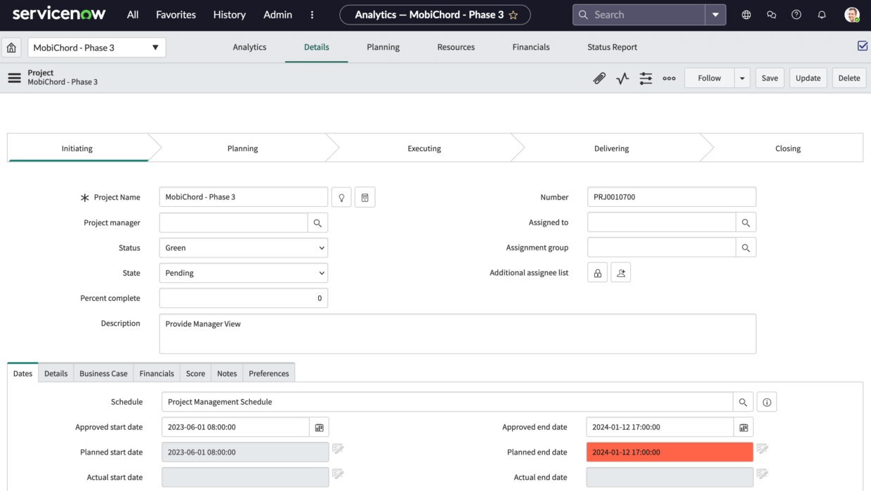 How to connect and sync Bryntum Gantt to a ServiceNow Project Portfolio ...