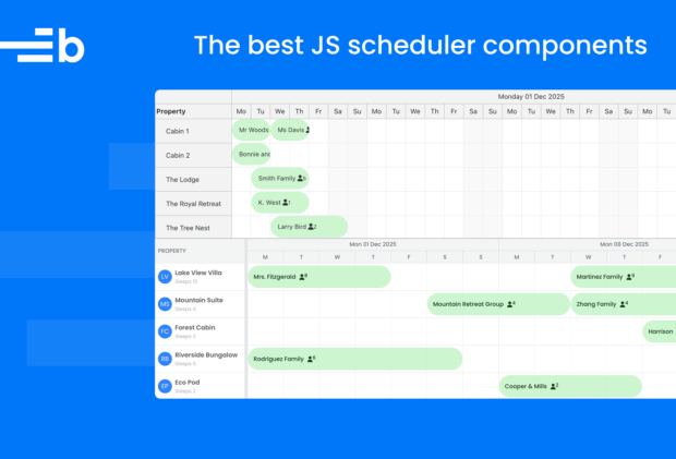 The best JavaScript scheduler components - Bryntum