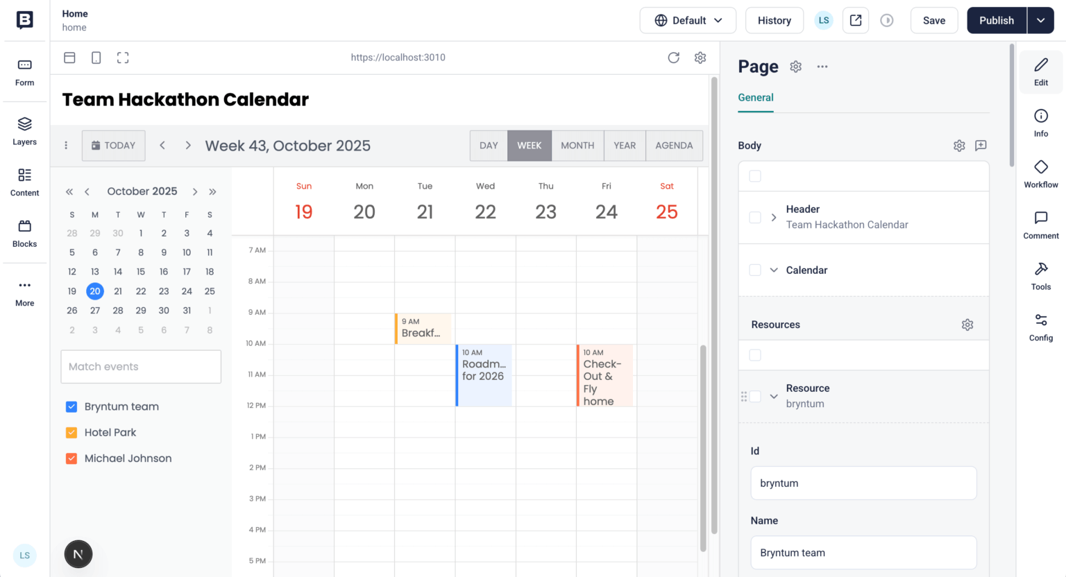 Creating a custom Bryntum Calendar React component for Storyblok - Bryntum