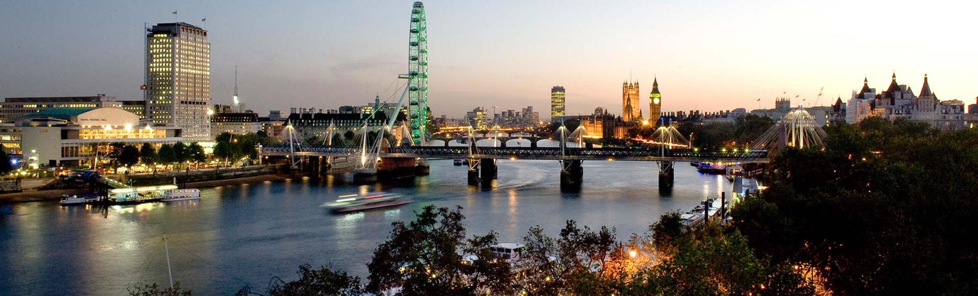 Savoy Place overlooking the Thames.