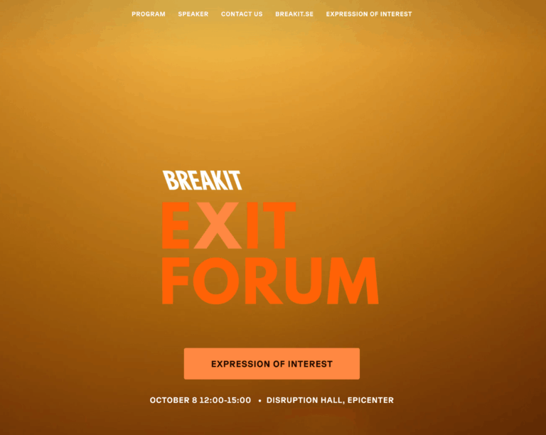 breakit-exit-forum-2026